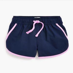J. Crew Crewcuts Girls Active Tech Shorts (size 16) in Ant Navy Neon Orchid